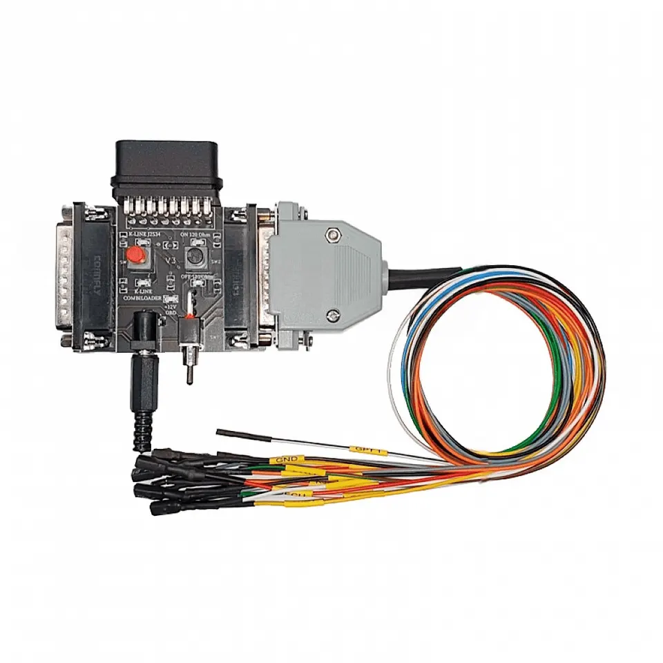 Универсальный кабель и плата с колодкой OBD2 (Dialink) для Combiloader v.3