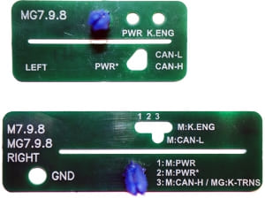 Шаблоны M(G)798(L+R) для переходника MM-Connect - диагностическое оборудование