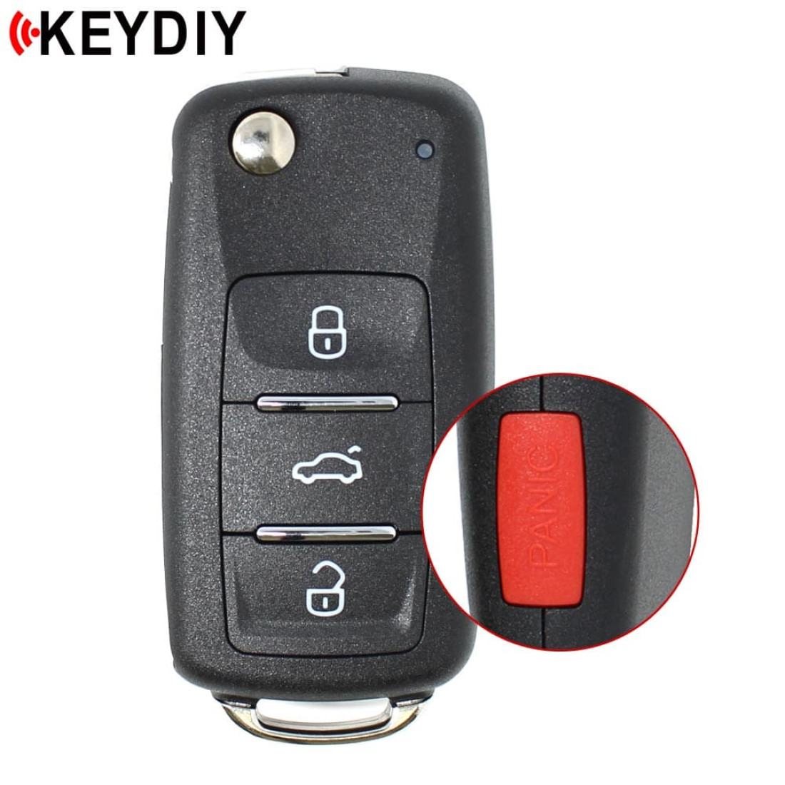 Ключ KEYDIY NB08-4 для Volkswagen (с кнопкой тревоги) - диагностическое оборудование